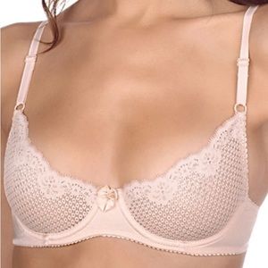 Timpa Demi Bra Pale Beige NWOT